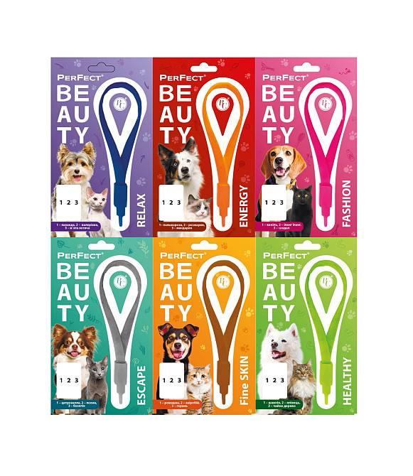 Нашийник PerFect Beauty Fine SKIN з фітотерапією для котів і дрібних порід собак (ромашка, звіробій, герань), Ветсинтез Вінниця - фото 3
