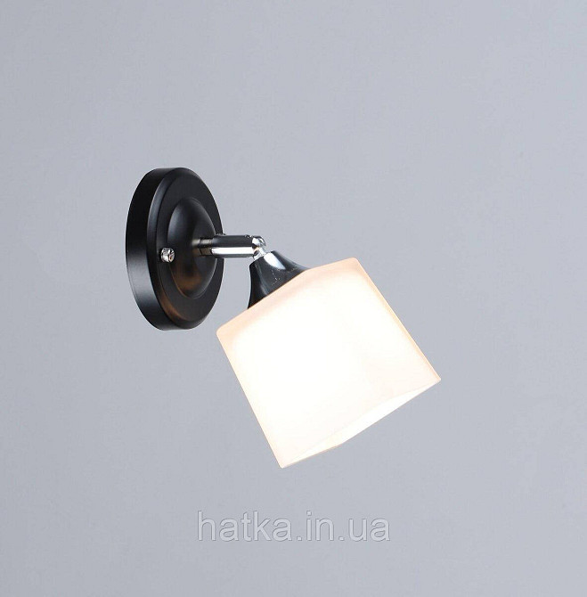 Бра настінне Sirius B N6106/1W BK+CR з поворотнім механізмом Київ - фото 1