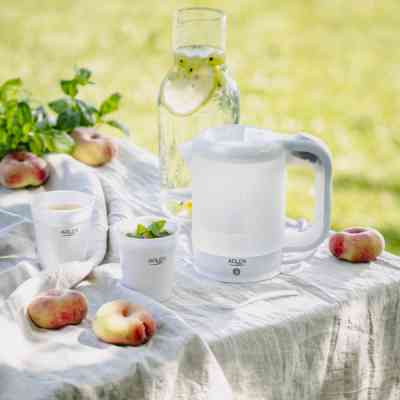 Електрочайник Adler AD 1381 дорожній 900Вт/ 0.5л/ 2 чашки/ ложка/ білий Вінниця