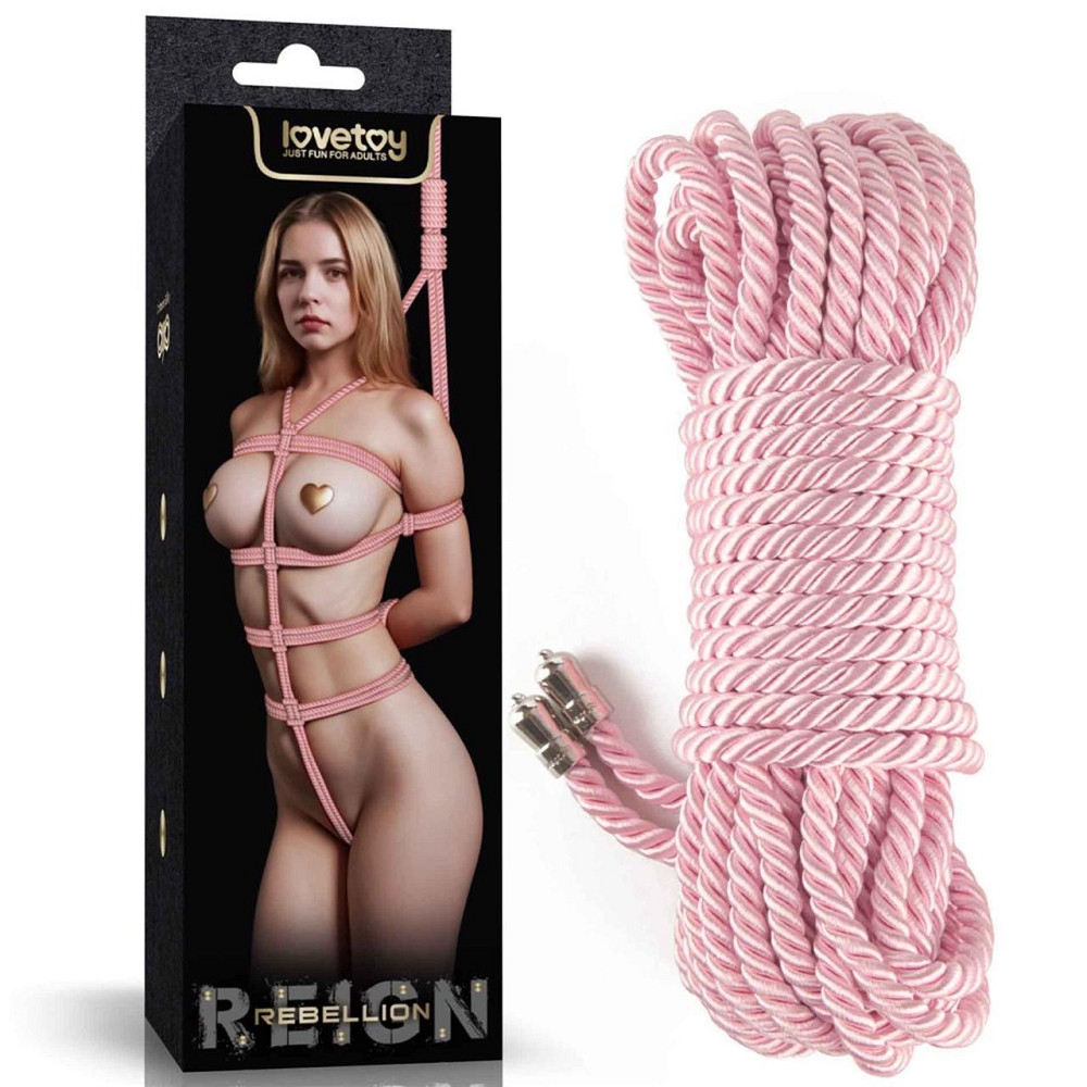Мотузка - Rebellion Reign Rose Bondage Rope, 10 м Sex Aura Київ - фото 1