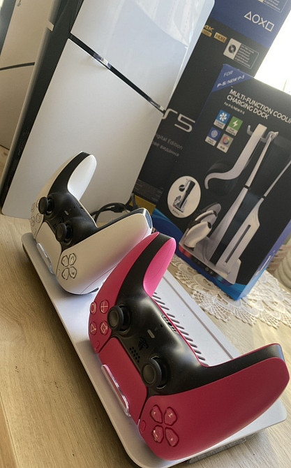 Нова playstation 5 на 1ТБ, 2 джойстики Київ - фото 1