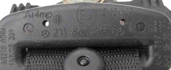 Mercedes-Benz  A2118601985 Ремінь безпеки задній лівий чорний E-Class W211 Одеса