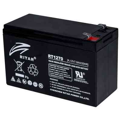 Батарея к ИБП Ritar AGM RT1270B, 12V-7Ah (RT1270B) Винница
