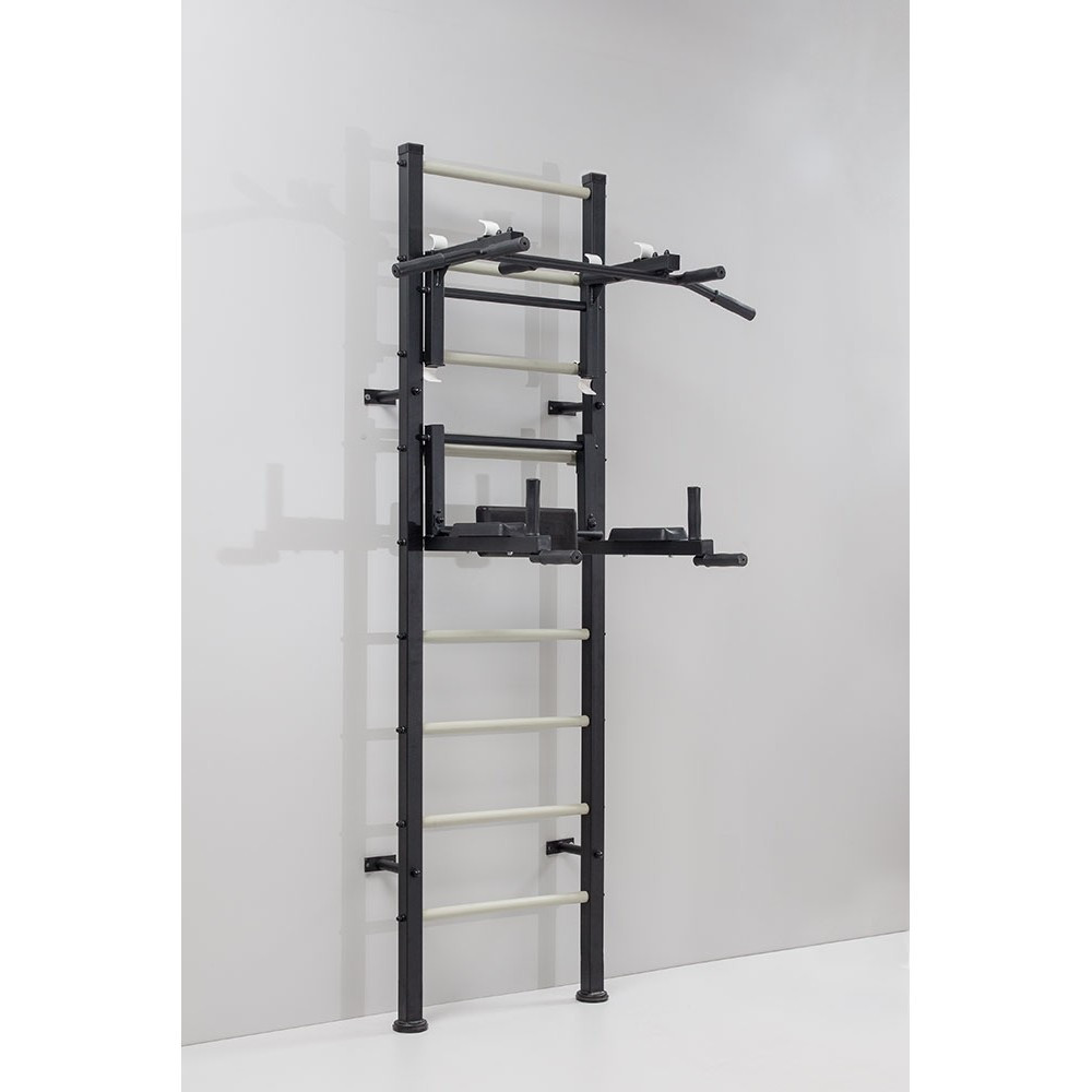 Шведская стенка железная для детей и взрослых Atlant Black черная домашняя спортивная для всей семьи Каменское - изображение 3