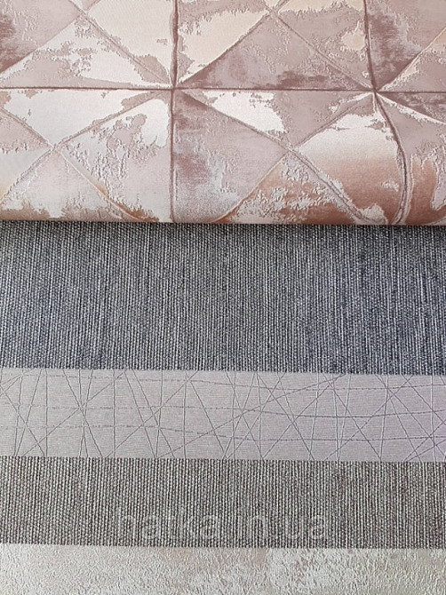 Шпалери вінілові на флізелін Sirpi Alta gamma Sempre 3 квадрати ефект старіння під штукатурку теракота 3д Київ - фото 2