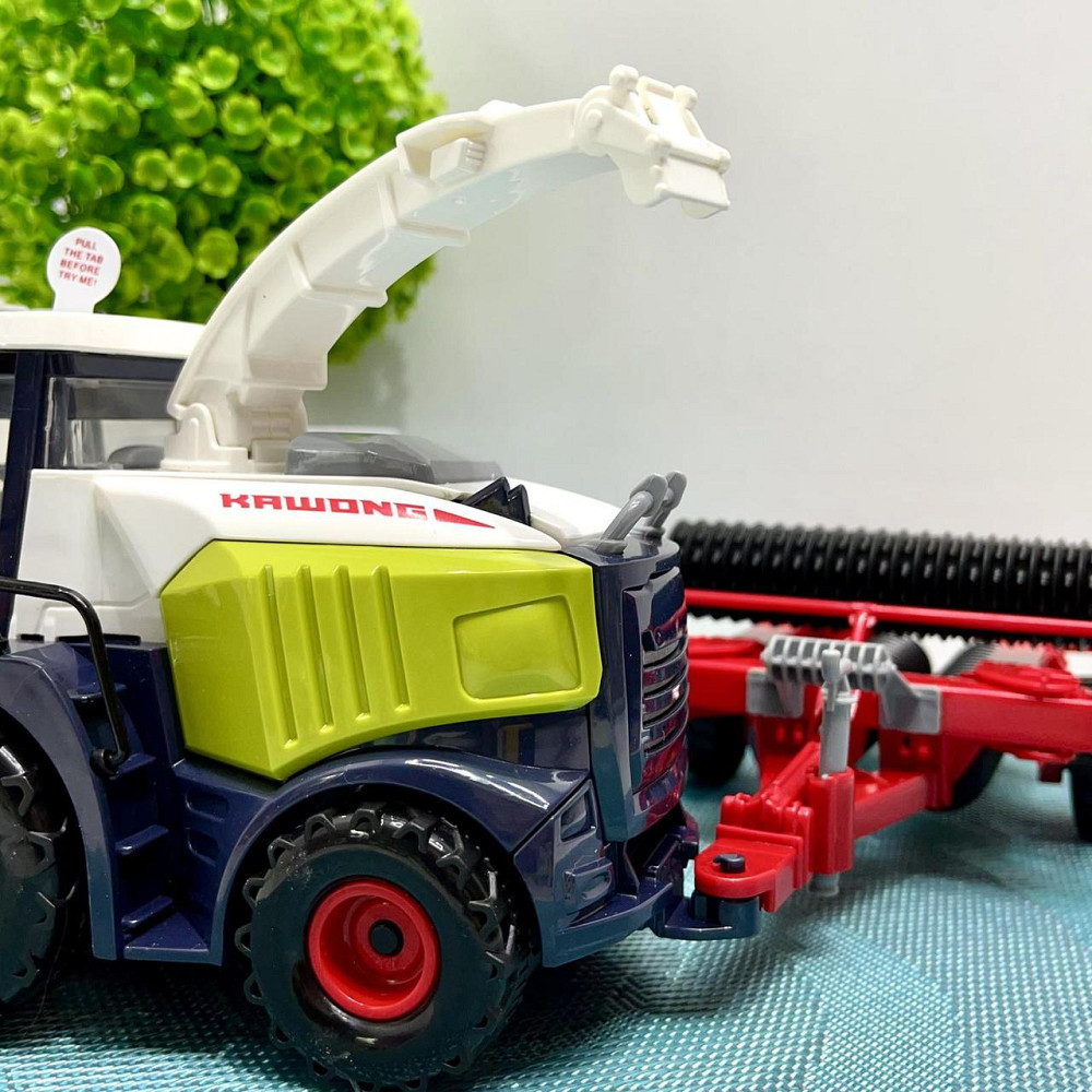 Інерційний комбайн з причепом звук світло рухомі деталі 40см Вид 2 (550-5C-6C) Чернігів - фото 5