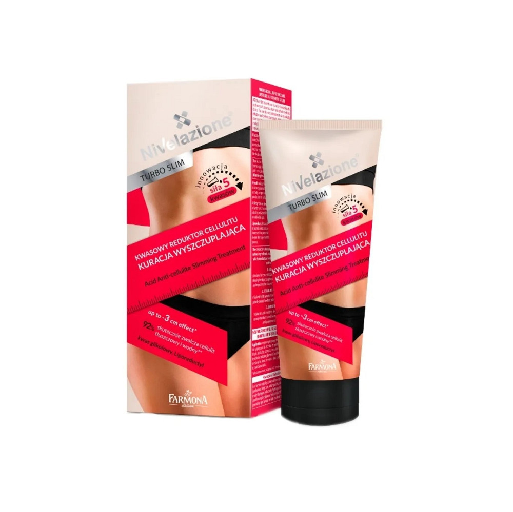 Кислотное антицеллюлитное средство для похудения Nivelazione Turbo Slim Farmona 200 мл Киев - изображение 1