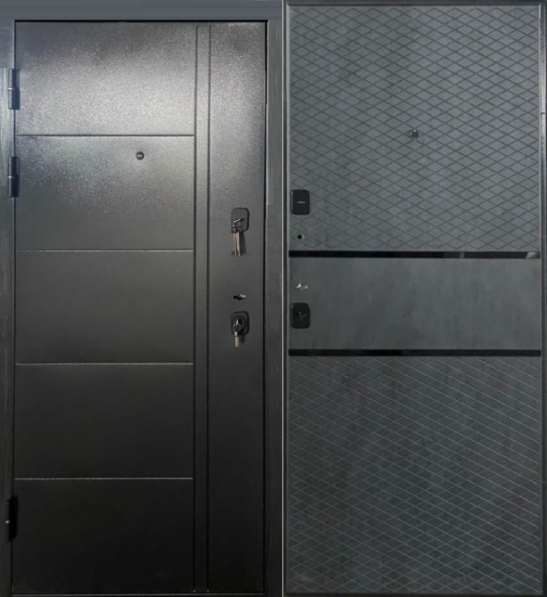 Входные двери ТАРИМУС Марсель Грифель Бетон 960 Киев - изображение 2