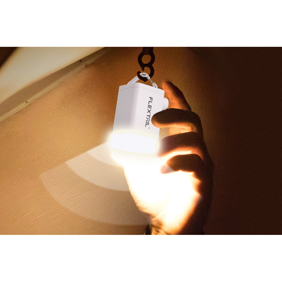 Насос-ліхтар-powerbank кемпінговий Flextail Max Pump 2 Plus, білий Київ - фото 12