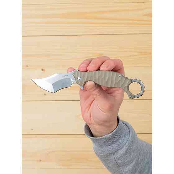 Ніж складаний кишеньковий Ruike P881-W, (7.6 см) 14C28N / G10 бежевий Киев