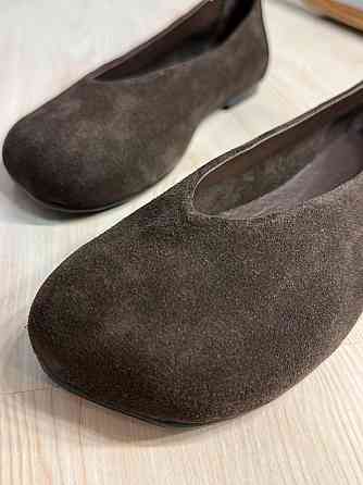 Балетки жіночі Zemira 23-0582 замшеві квадратний носок коричневі, 38, 24,5 см Київ