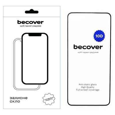 Скло захисне BeCover ZTE Blade A75 10D Black (712338) Вінниця