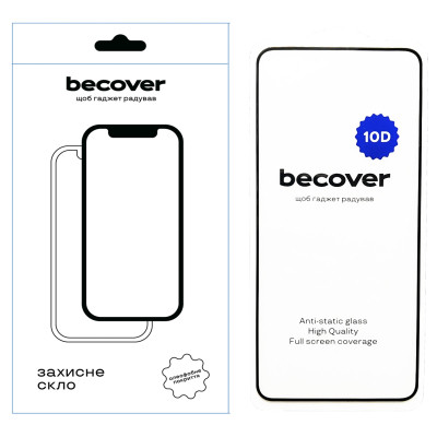 Скло захисне BeCover ZTE Blade A75 10D Black (712338) Вінниця - фото 1