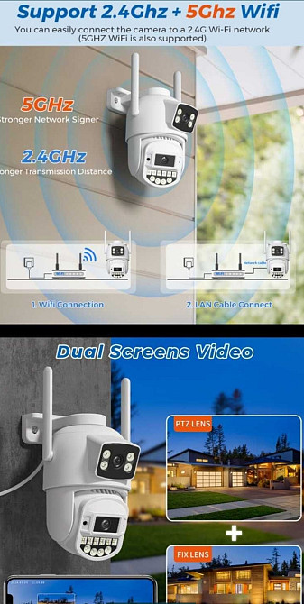 Камера відеоспостереження BESDER A20 10МП 5X ZOOM Київ - фото 3