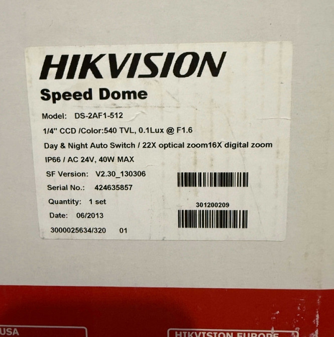 Видео камера роботизирована для наблюдения HIKVISION DS-2AF1-512 Харьков - изображение 1