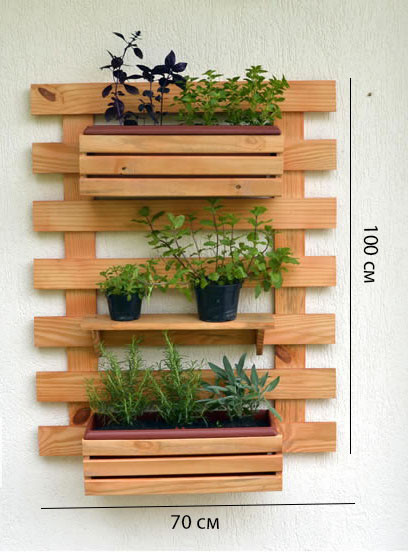 Полиця настінна для квітів "Бразиліа 100" шафран Миколаїв - фото 2