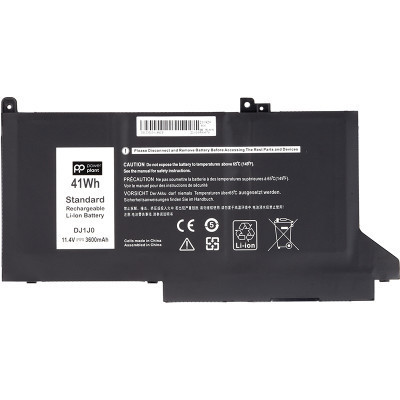 Аккумулятор для ноутбука DELL Latitude 7280 (DJ1J0) 11.4V 3600mAh PowerPlant (NB441488) Винница - изображение 1