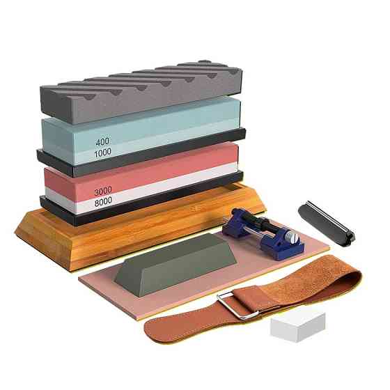 Профессиональный набор для заточки ножей с подставкой Киев