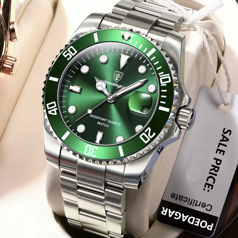 Годинник чоловічий наручний Poedagar Olevs R-Line (2 ремінці) Київ - фото 4