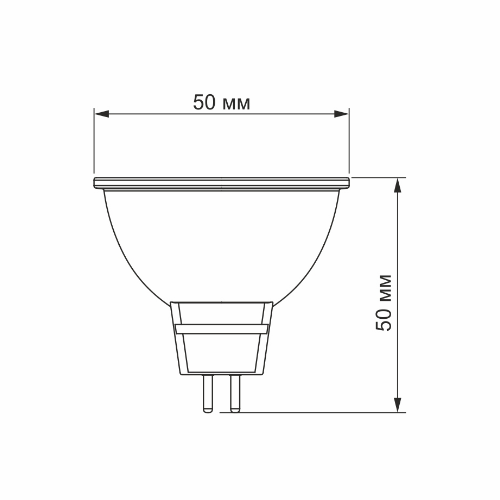 Лампа MR16e 3W GU5.3 4000К 220V LED Videx Житомир - изображение 2
