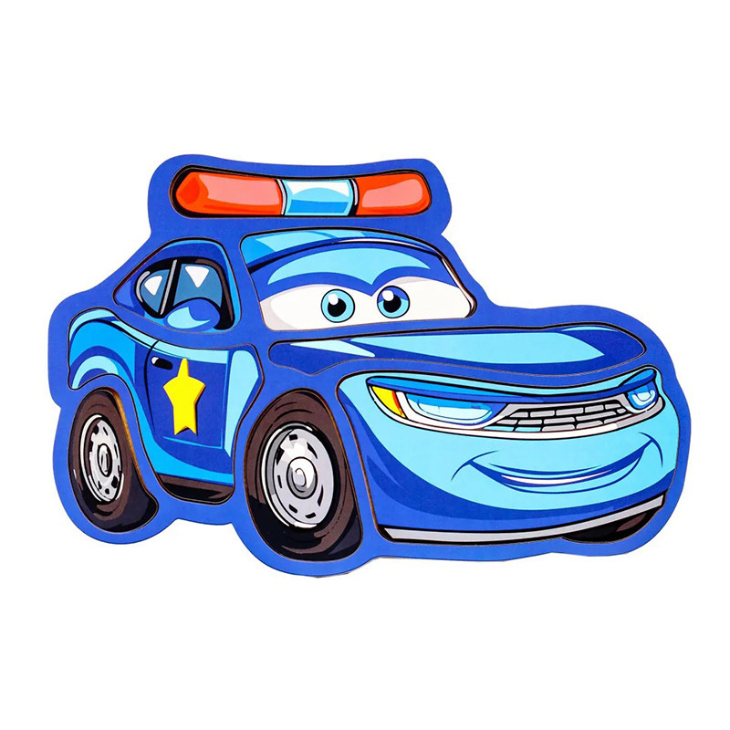 Дитячий пазл-вкладиш "Поліцейська машинка" Puz-22966, 8 елементів Вінниця - фото 1