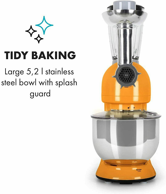 Кухонний комбайн Klarstein Lucia Orangina Жовтий Рівне - фото 7