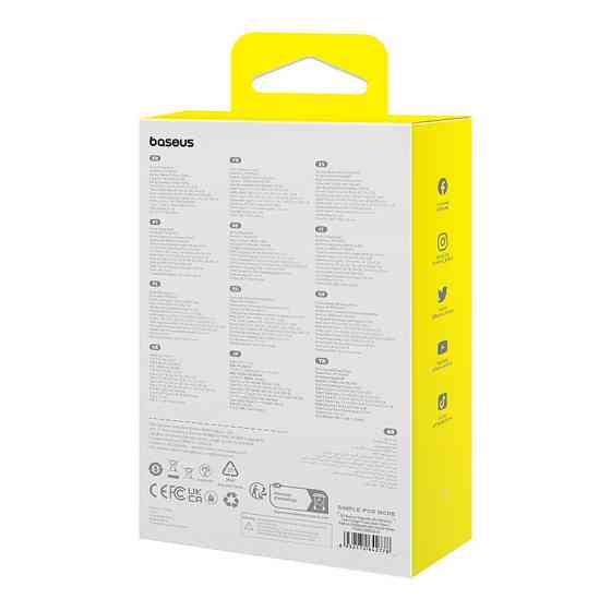 Портативный магнитный аккумулятор Baseus 10000mAh белый Киев