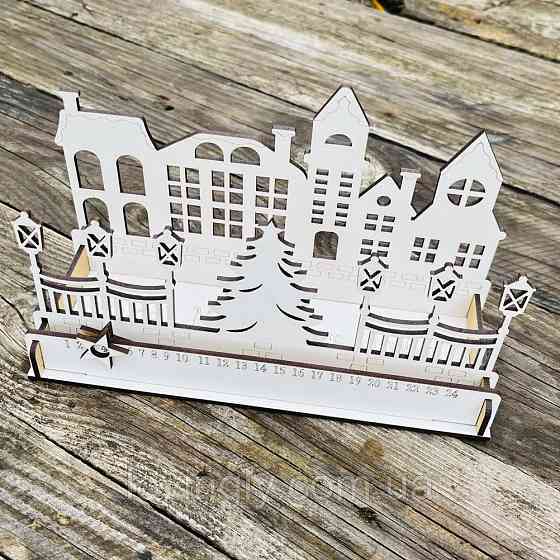 Адвент календар із LED свічками та маркерами | Подарунок дитині на Різдво Ірпінь