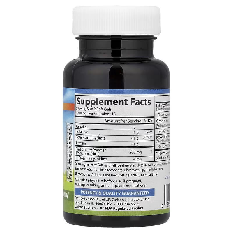 Поддержка суставов Carlson Enhanced Mobility®, 30 Soft Gels Луцк - изображение 2