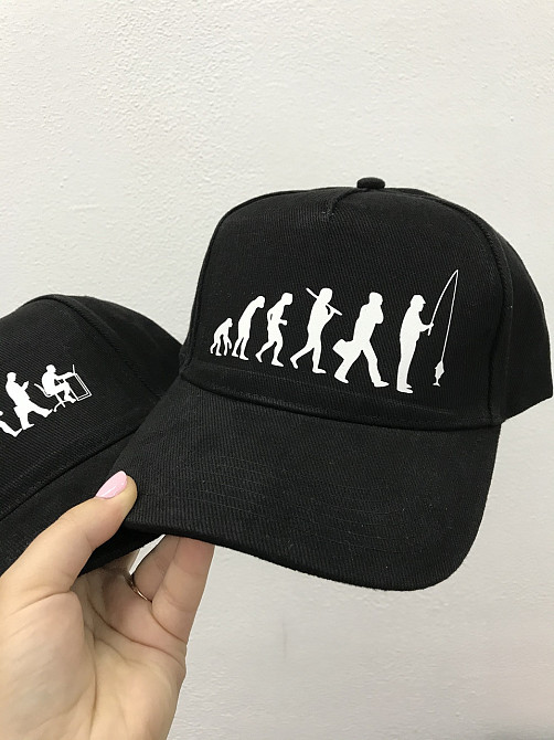 Кепки\ бейсболки с картинкой эволюции Черновцы - изображение 2
