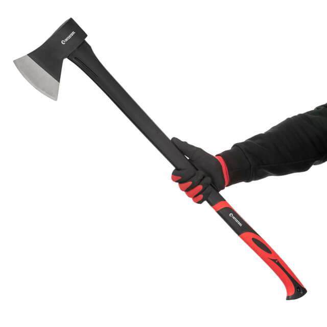Сокира, 1250 г, ручка з фібергласу INTERTOOL HT-0264 Киев - изображение 5
