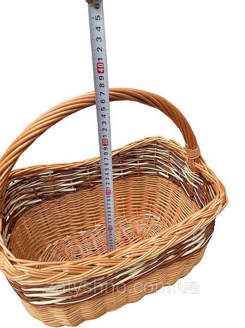 Корзина плетеная прямоугольная Киев - изображение 5