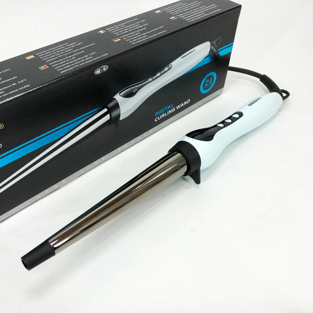 Плойка для укладання і вирівнювання волосся Gemei GM-403, Професійні щипці для завивки волосся KF-87 Івано-Франківськ - фото 4