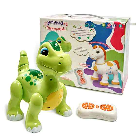 Видеообзор! Интерактивная игрушка динозавр. Динозавр танцует и играет в викторину. Каменец-Подольский