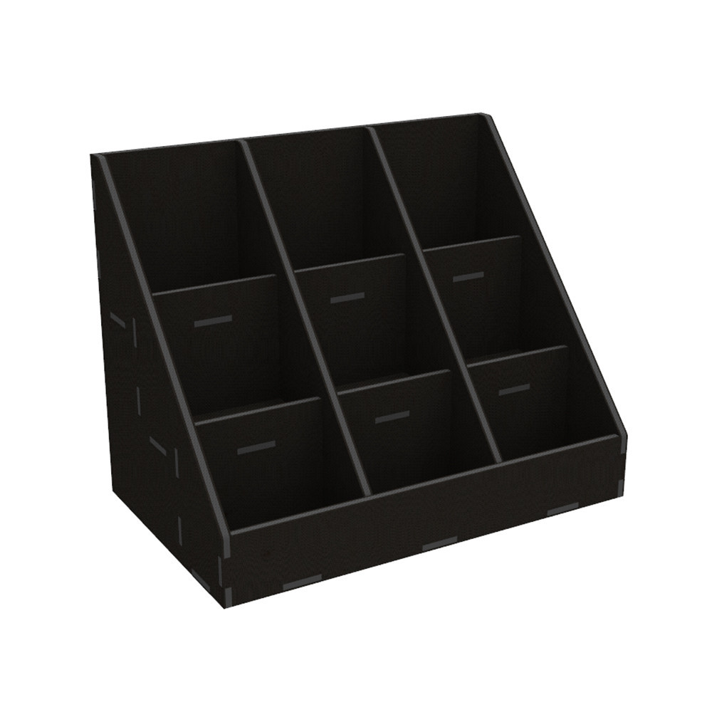 Органайзер EKOSTAR  для чаю і пакетів 70х90 - 9 комірок чорний Київ - фото 2