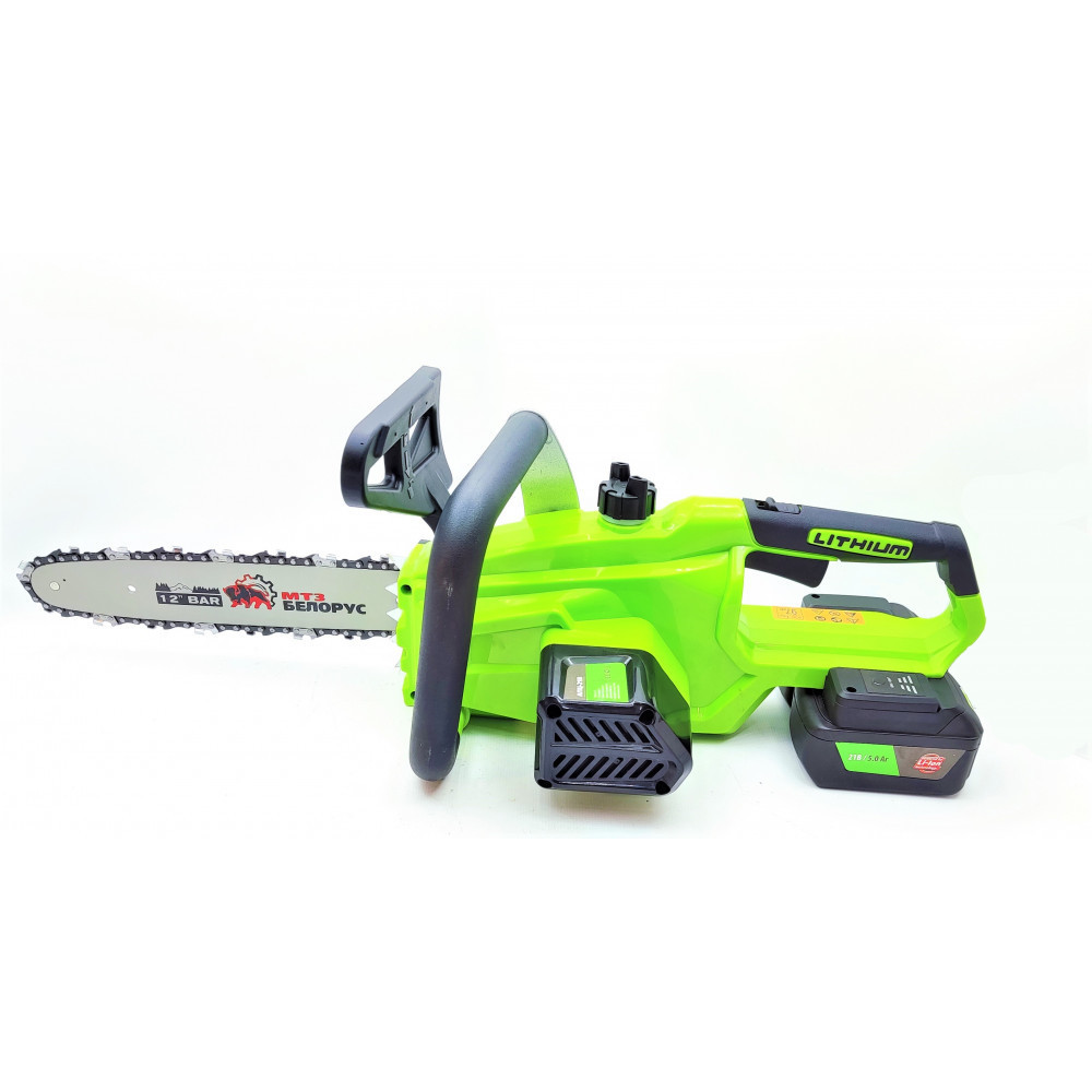 Пила ланцюгова, акумуляторна CHAIN ​​SAW 16 дюймів (40см) KRAFFTEC для садових робіт. загартована сталь Одеса - фото 1