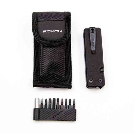 Мини мультитул Roxon KS2E Noir, черное лезвие, черный Киев