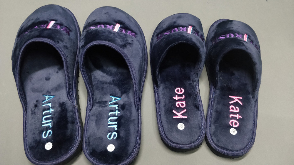 Тапочки с вышивкой женские мужские тапки на заказ от производителя Одесса - изображение 18