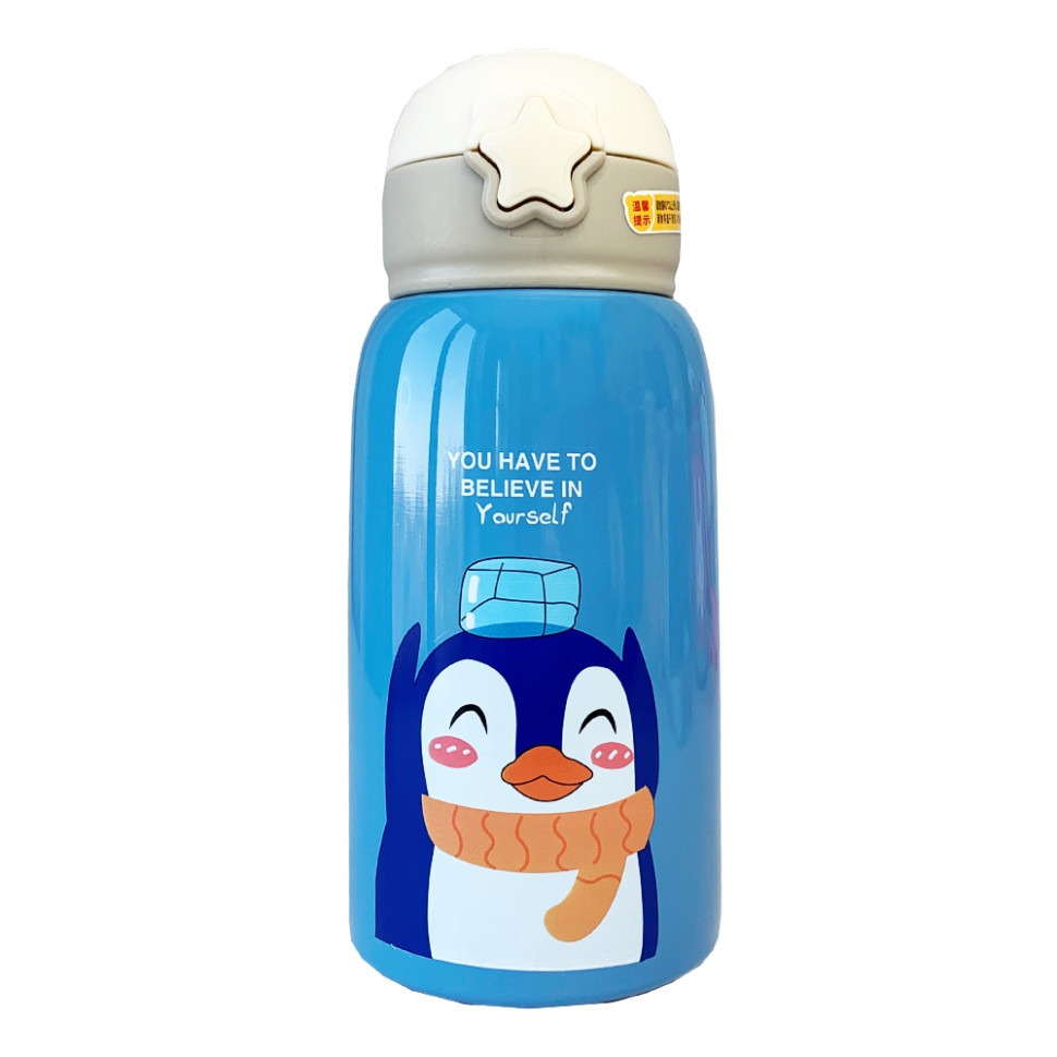 Термос-поїльник з силіконовою трубочкою Пінгвін MGZ-0311-1, 600 мл Вінниця - фото 2