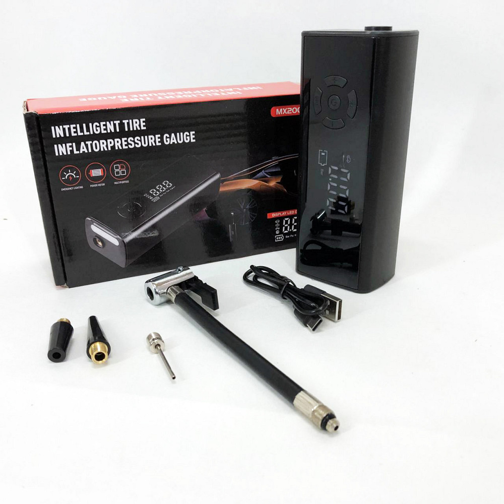 Автомобильный компрессор 12в MX20033, Портативный аккумуляторный pump, Компрессор 12 вольт DC-31 Львов - изображение 2