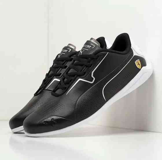 Кросівки Puma Чорні Чоловічі Пума Шкіряні Авто Мото (розміри: 41,42,43,44) Дніпро