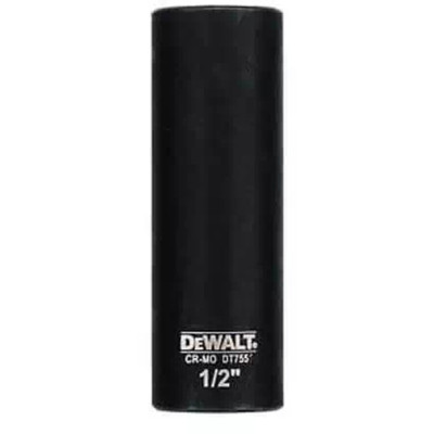 Головка торцева DeWALT ударна "IMPACT" 1/2" х 19 мм, подовжена, шестигранна (DT7553) Вінниця - фото 1