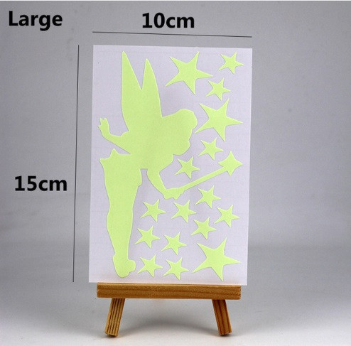 Фосфорная наклейки Фея 13 на 9 см салатовый Киев - изображение 2