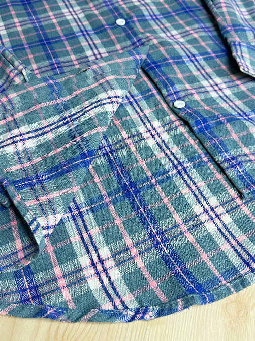 Рубашка женская Baoyu 225-1 в клетку оверсайз фланель, бірюзовий, one size Киев - изображение 18