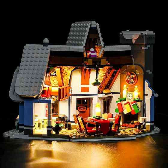YEABRICKS LED освещение для Lego 10293 Santa’s Visit, с дистанционным управлением (Lego не в комплек Киев