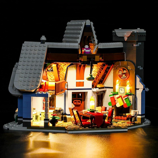 YEABRICKS LED освітлення для Lego 10293 Creator Expert Santa’s Visit, набір з дистанційним керування Київ - фото 4