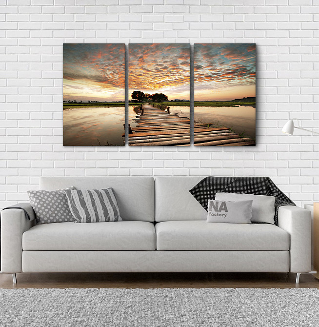 Модульная картина Мост Природа  Аrt-201_3А Киев - изображение 2