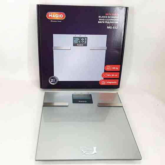Весы напольныевесы для взвешивания тела MAGIO, Напольные весы с точным дисплеем Удобные для дома YI-38 Ивано-Франковск