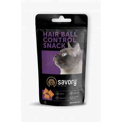 Ласощі для котів Savory Snack Hair ball Contro 60 г (для контролю утворення шерстяних грудочок) (4820232631485) Вінниця