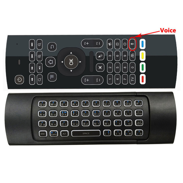 Бездротова аеромосиш із російською клавіатурою й голосовим керуванням для смарт-телеві приставок Київ - фото 1